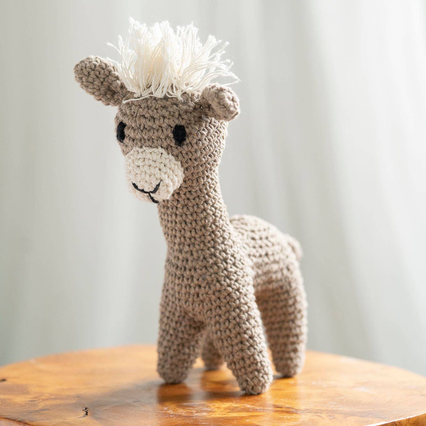 Kit de Crochê DIY Lhama Laurie com Eco Barbante