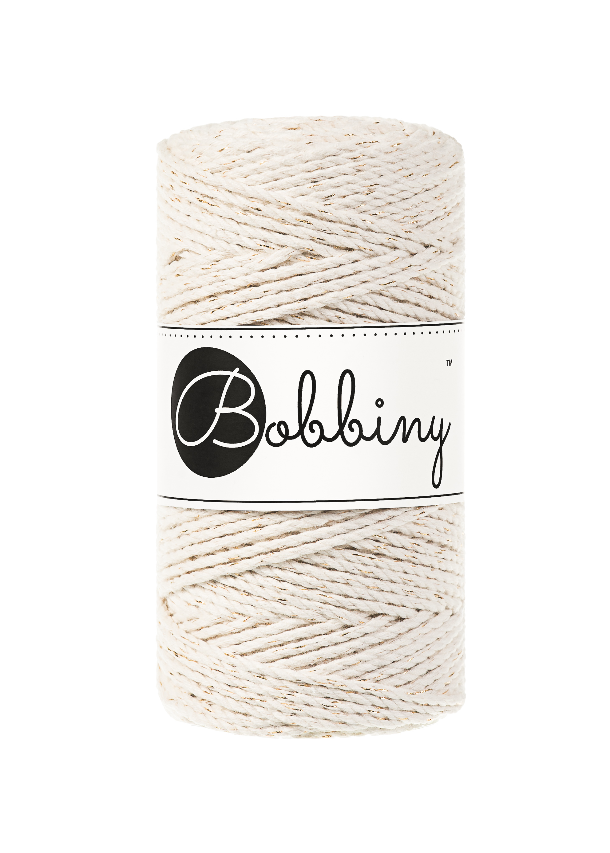 Golden Natural Macrame 3ply Rope 3mm 100m