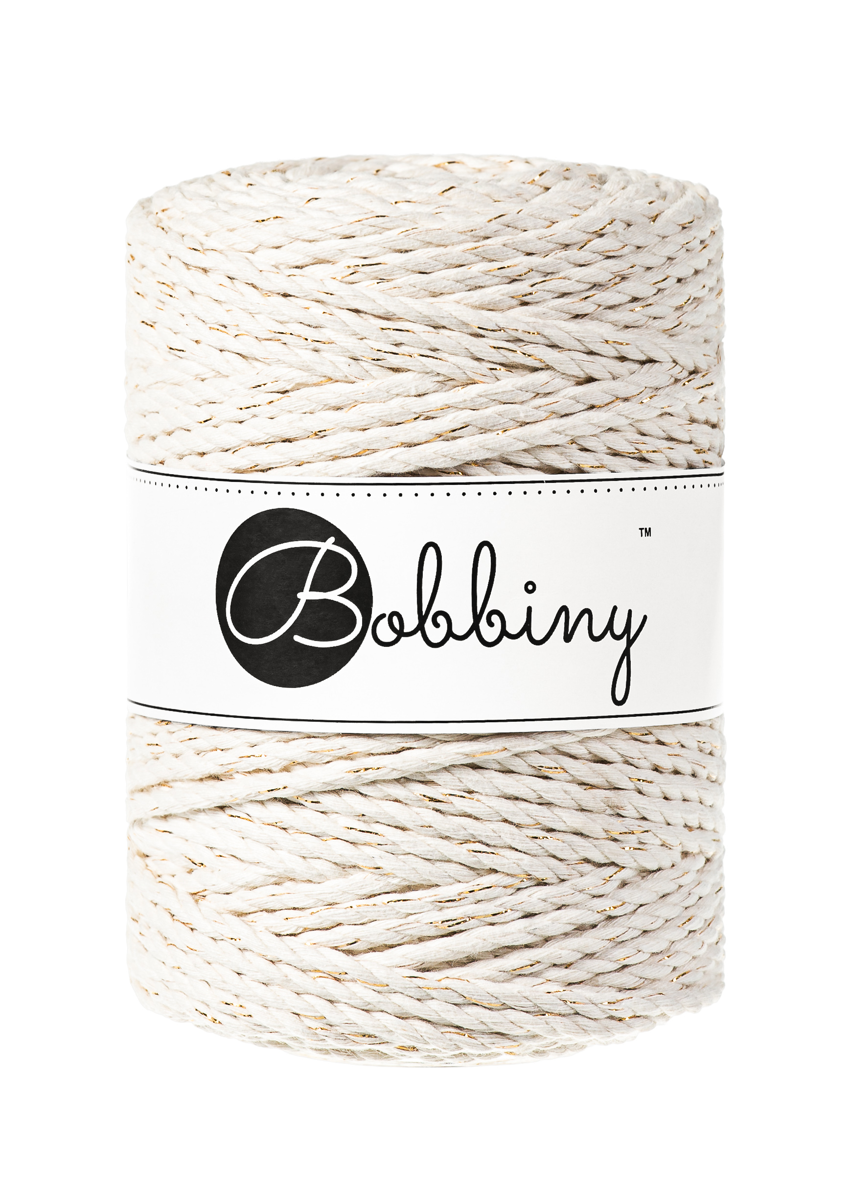 Golden Natural Macrame 3ply Rope 5mm 100m